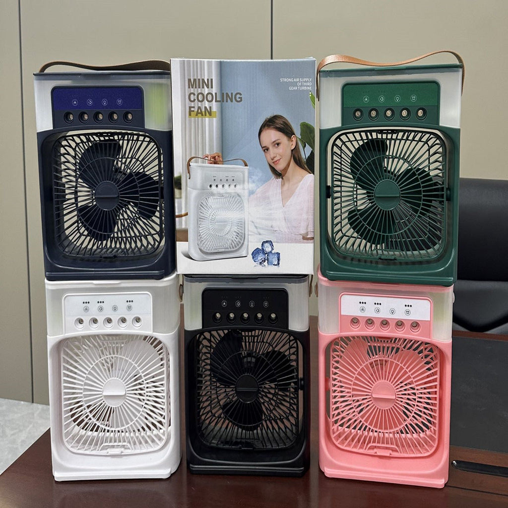 Portable 3-in-1 Air Cooler Fan – Mini AC for Room, Office & Car | Fast Cooling + Humidifier |  TikTok & Amazon Hot Seller!