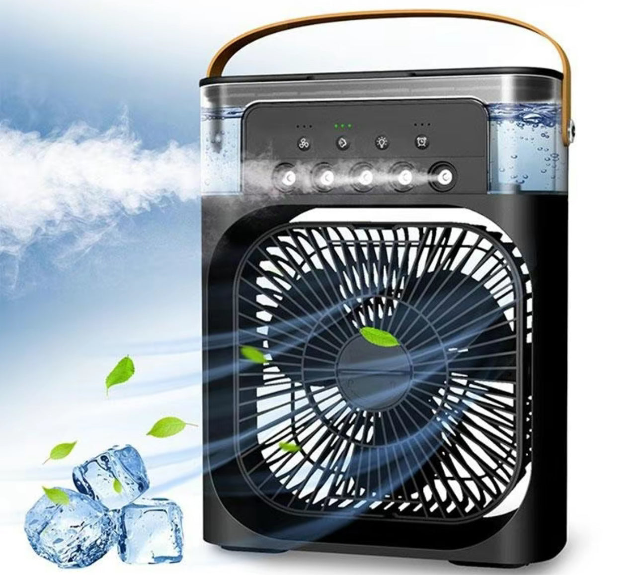 Portable 3-in-1 Air Cooler Fan – Mini AC for Room, Office & Car | Fast Cooling + Humidifier |  TikTok & Amazon Hot Seller!
